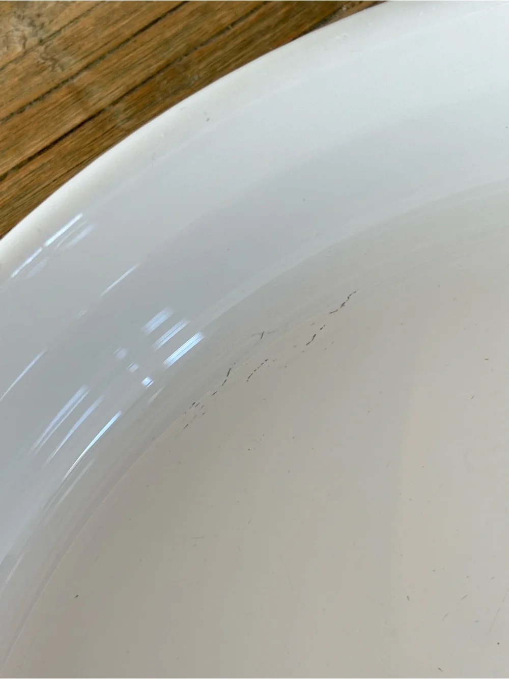 Vintage Corning Ware White F-8-B Quiche Or Pie Plate 8-1/2